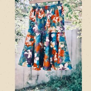 Vintage Floral Skirt